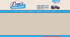 Desktop Screenshot of evansac.com